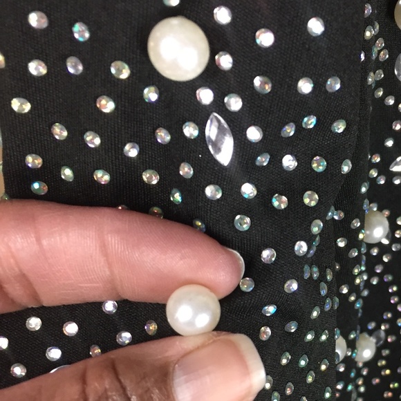 Pearl & Embellished Body Suit 2X - Picture 14 of 16
